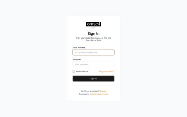 Sign-in screenshot